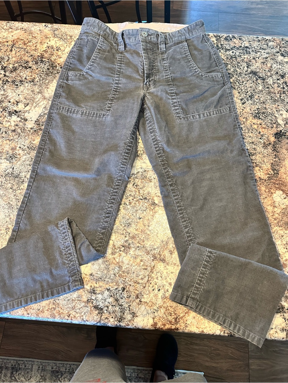 North Face Gray corduroy pants!!!